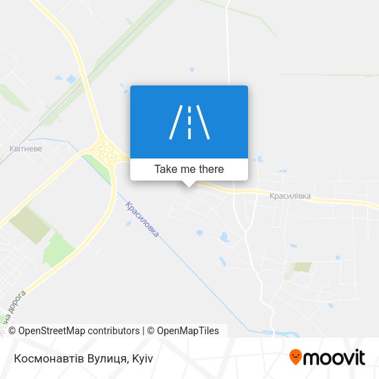 Космонавтів Вулиця map