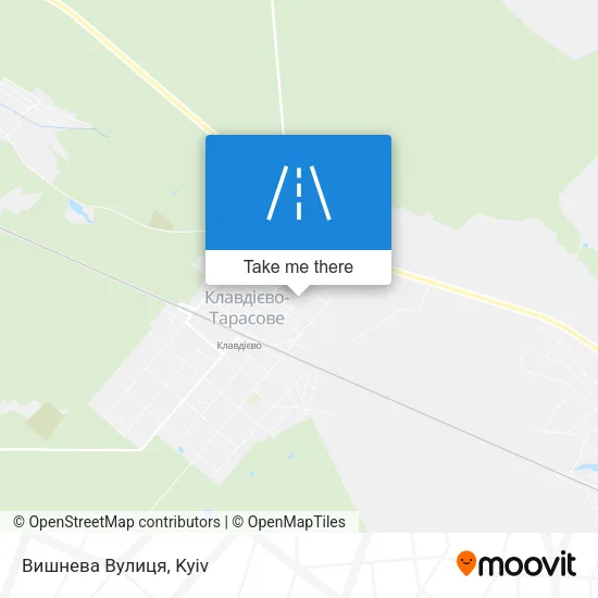 Карта Вишнева Вулиця