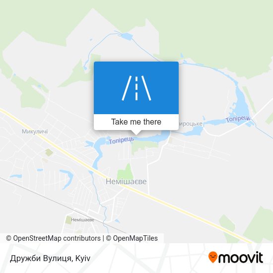 Дружби Вулиця map