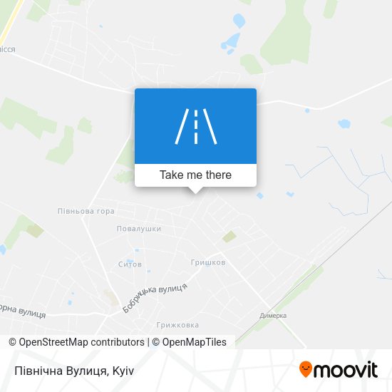 Північна Вулиця map