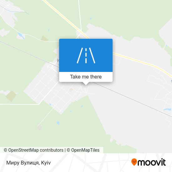 Миру Вулиця map