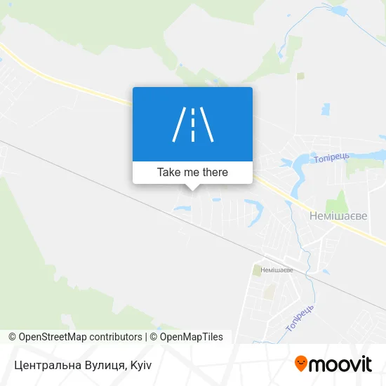 Карта Центральна Вулиця