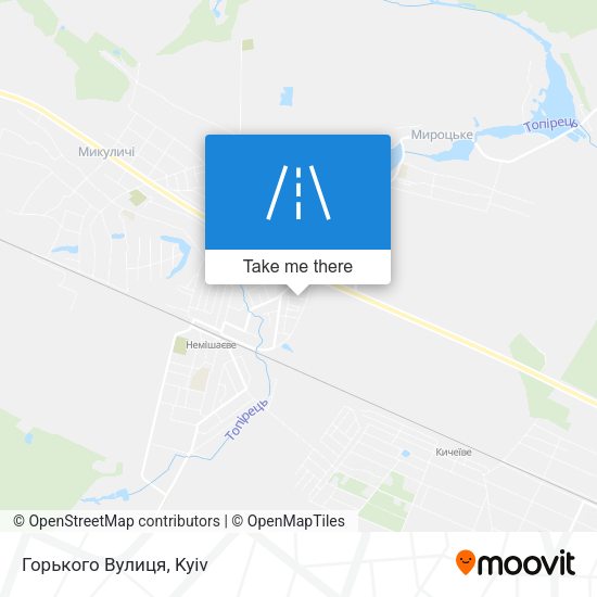 Горького Вулиця map