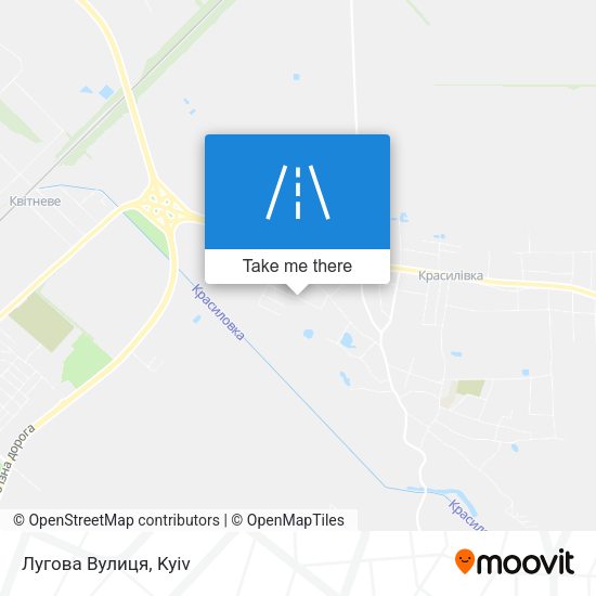 Лугова Вулиця map