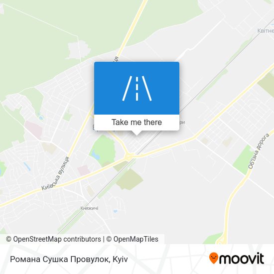 Романа Сушка Провулок map