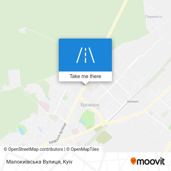 Малокиївська Вулиця map