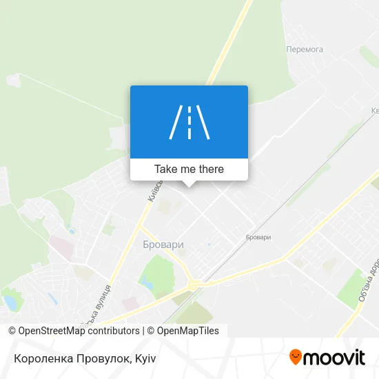Карта Короленка Провулок