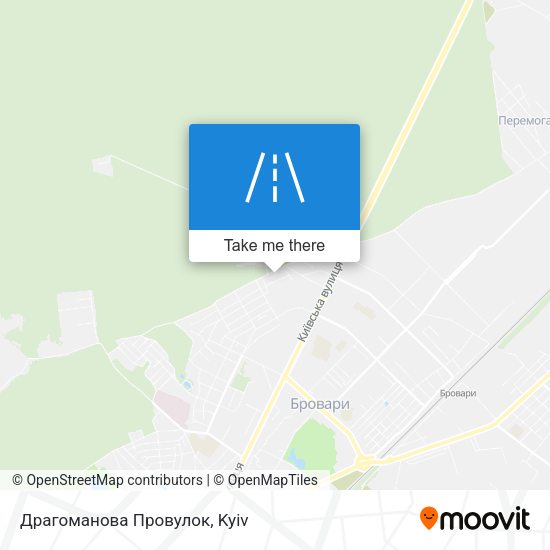 Драгоманова Провулок map