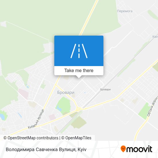 Володимира Савченка Вулиця map