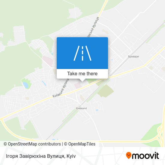 Ігоря Завірюхіна Вулиця map