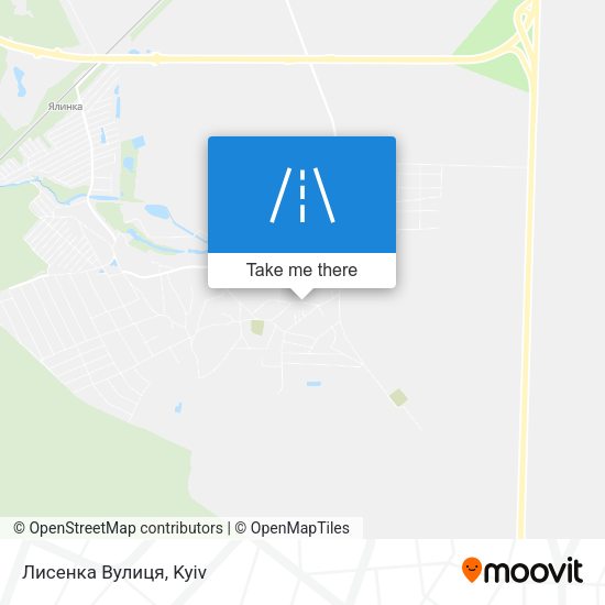 Лисенка Вулиця map