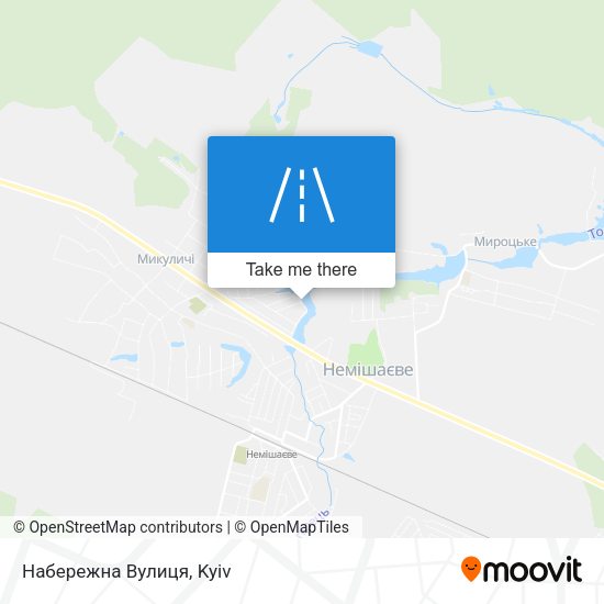 Набережна Вулиця map