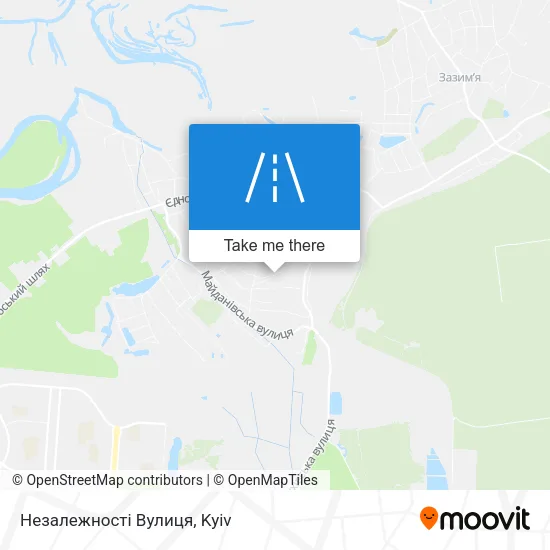 Карта Незалежності Вулиця