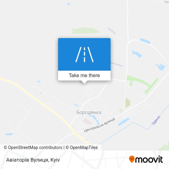 Авіаторів Вулиця map
