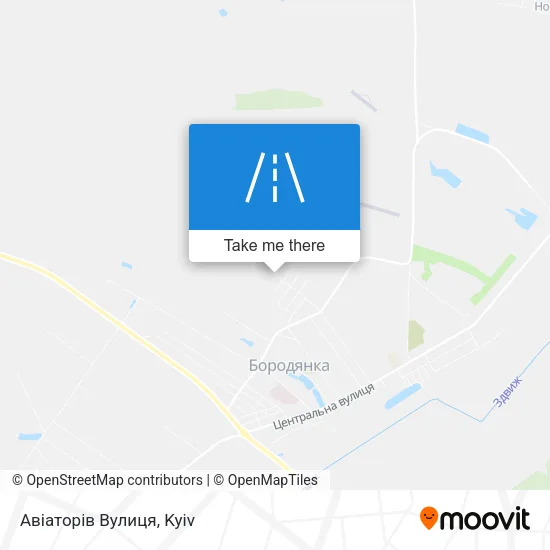 Авіаторів Вулиця map