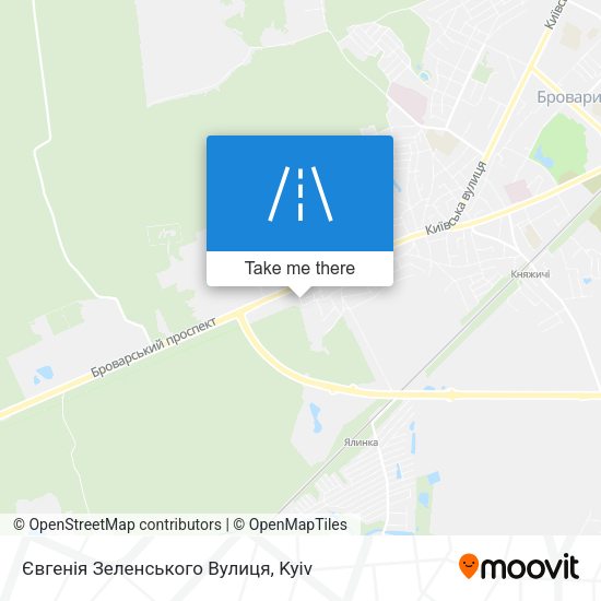 Євгенія Зеленського Вулиця map