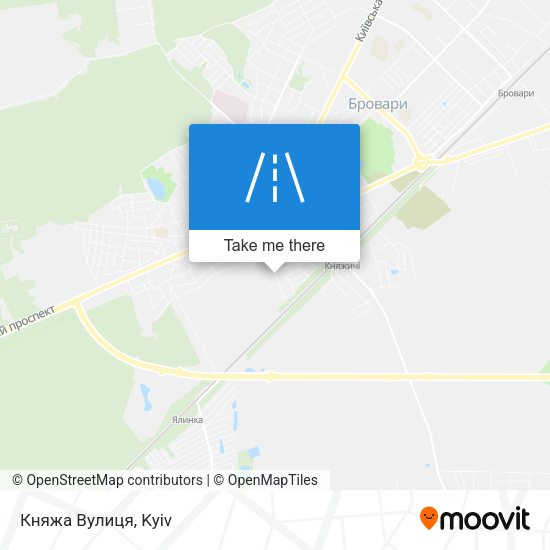Княжа Вулиця map