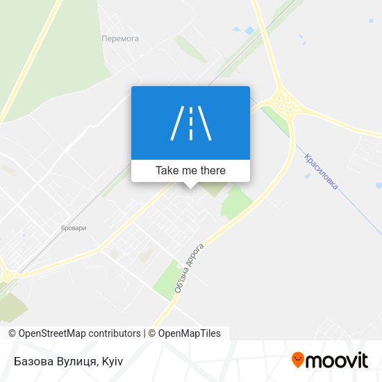 Базова Вулиця map