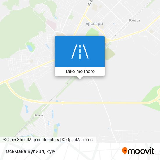 Осьмака Вулиця map