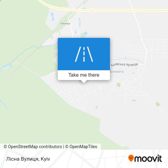 Лісна Вулиця map