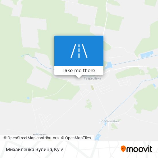 Михайленка Вулиця map