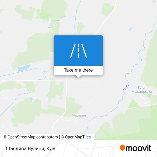 Карта Щаслива Вулиця