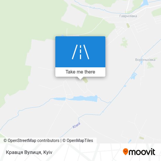 Кравця Вулиця map