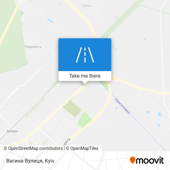 Вагина Вулиця map