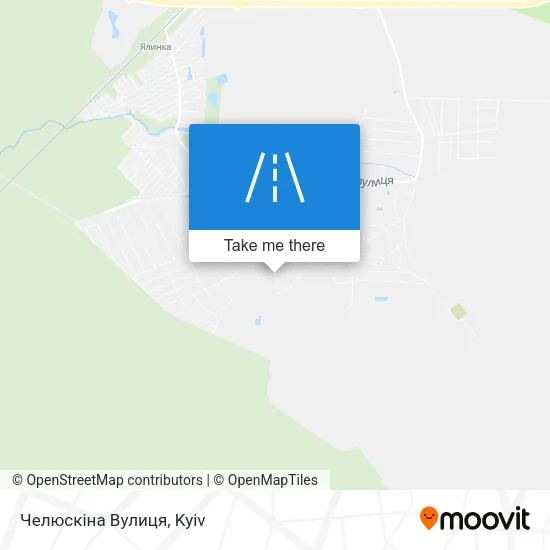 Карта Челюскіна Вулиця