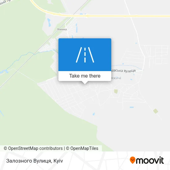 Карта Залозного Вулиця
