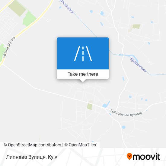 Липнева Вулиця map