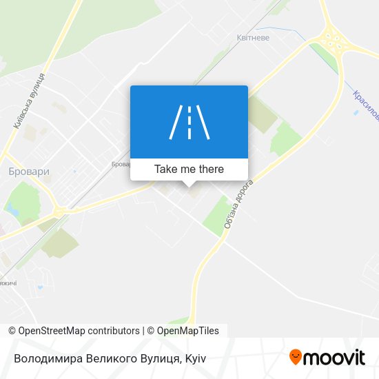 Володимира Великого Вулиця map