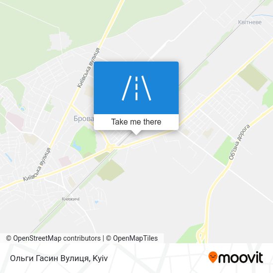 Ольги Гасин Вулиця map