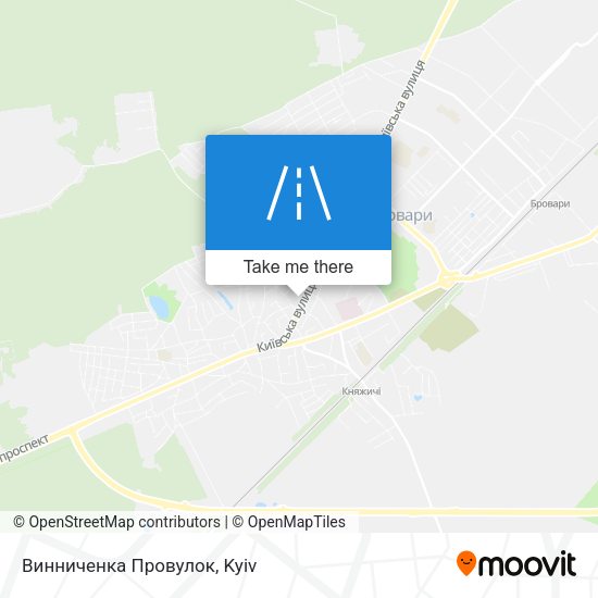 Винниченка Провулок map