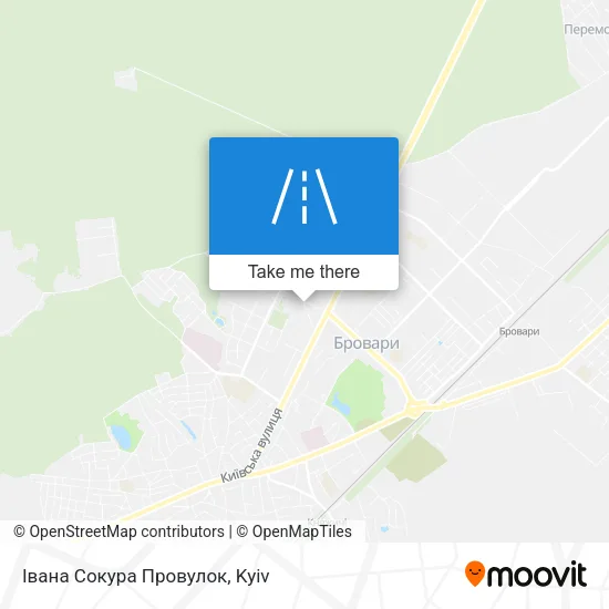 Карта Івана Сокура Провулок