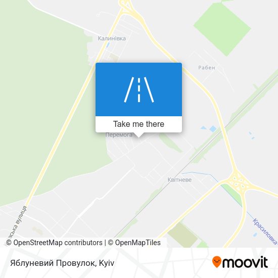 Яблуневий Провулок map