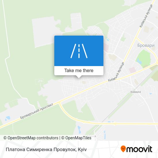 Платона Симиренка Провулок map