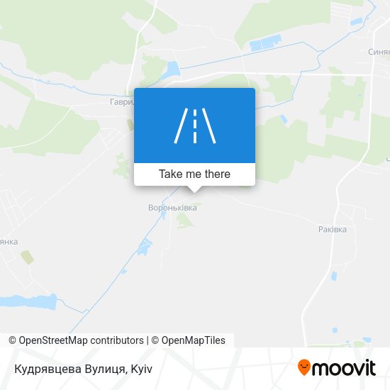 Кудрявцева Вулиця map
