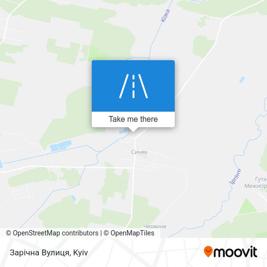 Зарічна Вулиця map