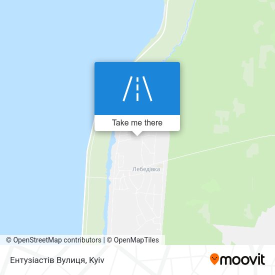 Ентузіастів Вулиця map