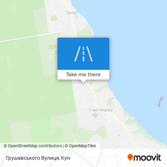 Грушевського Вулиця map