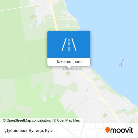 Карта Дубрівська Вулиця