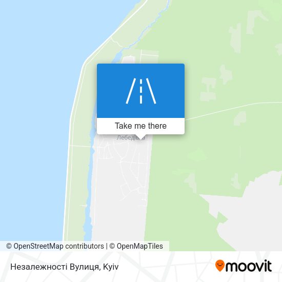 Незалежності Вулиця map