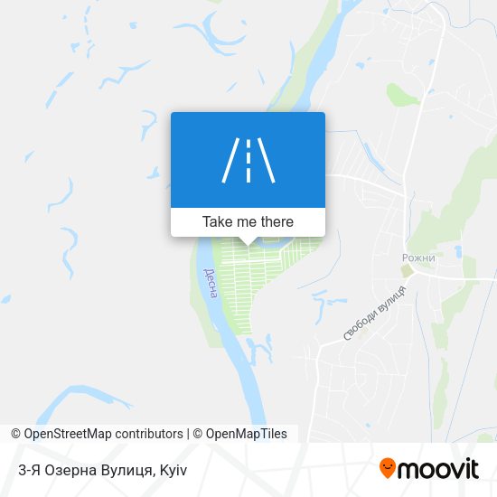 3-Я Озерна Вулиця map