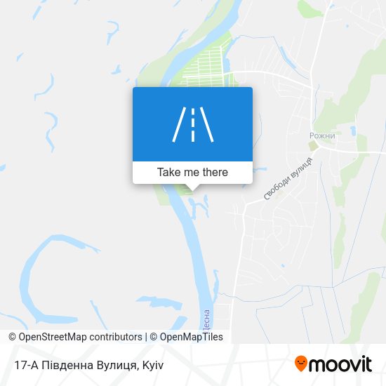 17-А Південна Вулиця map