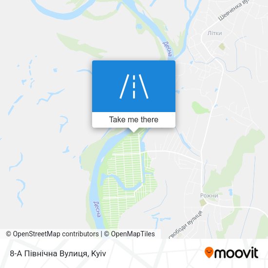 8-А Північна Вулиця map