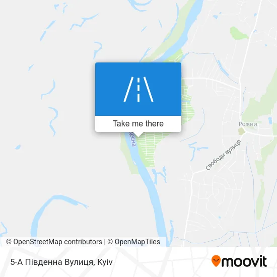Карта 5-А Південна Вулиця