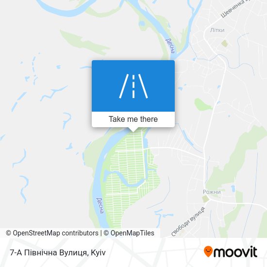 7-А Північна Вулиця map