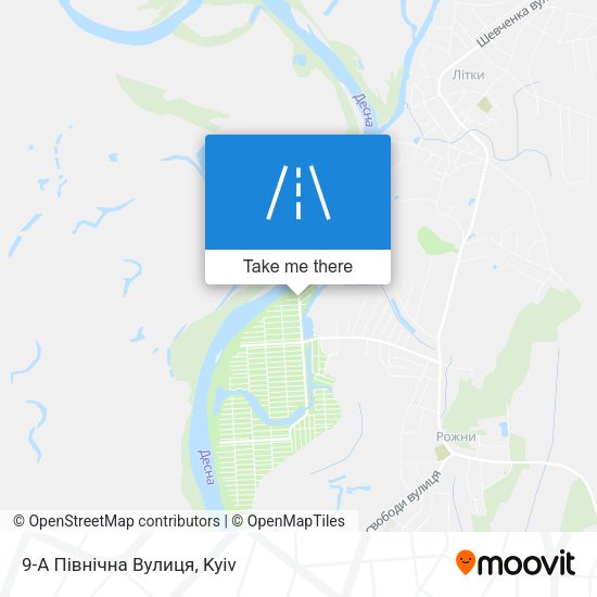 9-А Північна Вулиця map