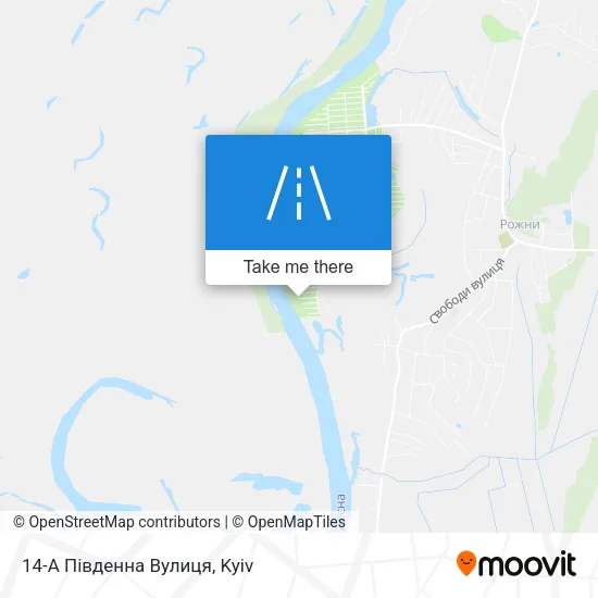 Карта 14-А Південна Вулиця